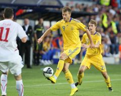 Andrey Yarmolenko , Bogdan Butko and Daniel Pudil 
