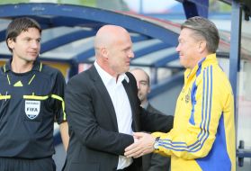 Michal Bílek and Oleg Blokhin