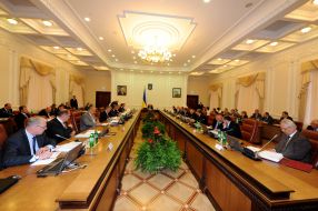Participants of Ukrainian Cabinet’s session