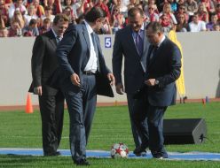 Markiyan Lubkivskiy, Mikhail Dobkin, Boris Kolesnikov and Vladimir Kozak