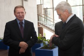 Леонід Кучма та Володимир Литвин 