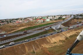 Interchangeon on 7 km of Balaklava highway 