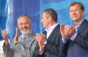 Dmitriy Tabachnik, Sergey Bubka and Ravil Safiullin