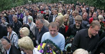 Похорон хокеїстів Даниїла Собченка та Віталія Анікеєнка