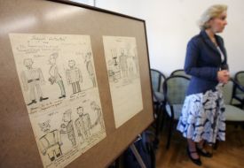 Рисунок Михаила Булгакова с его автографом