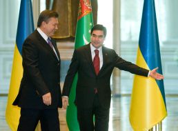 Viktor Yanukovich and Gurbanguly Berdimuhamedow