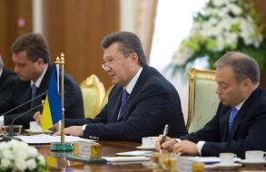 Viktor Yanukovich and Sergey Lyovochkin