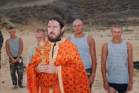 Christening of servicemen