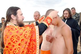 Christening of servicemen