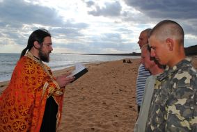 Christening of servicemen