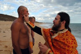 Christening of servicemen