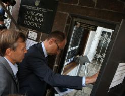 Arseniy Yatsenyuk and Sergey Sobolev