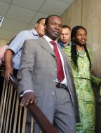 Sandei Adeladzha with wife