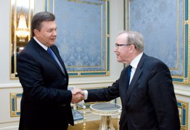 Віктор Янукович та Вілфред Мартенс