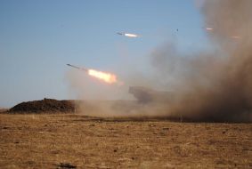 Multiple rocket launcher Grad