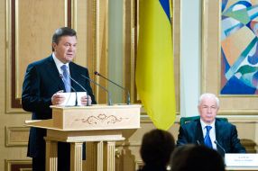 Viktor Yanukovich and Nikolay Azarov