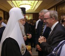 Патріарх Філарет і Вілфред Мартенс