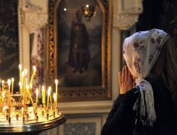 The funeral service in memory of slain journalists