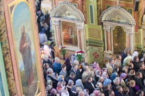 Participants of funeral of Metropolitan Nicodim