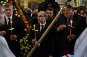 Sergey Chernov, Gennadiy Kernes and Mikhail Dobkin