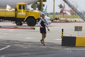 At the airport "Borispol"