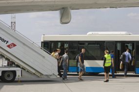 At the airport "Borispol"