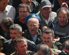 Воины-афганцы протестуют против сокращения льгот