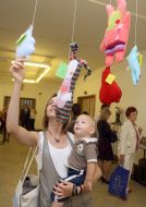 Visitors of exhibition