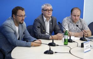 Dmitriy Kolesnikov, Oleg Fialko and Denis Maslikov