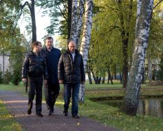 Dmitriy Medvedev, Viktor Yanukovich and Vladimir Putin
