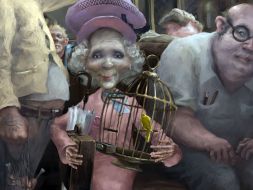 Shot from animated cartoon "Oh, Paris!"