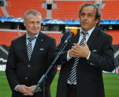 Grigoriy Surkis and Michel Platini