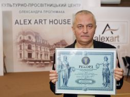 Alexandr Prognimak record demonstrates Diploma
