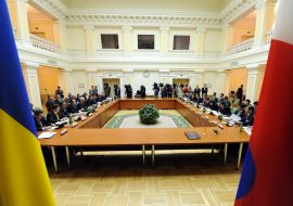 Meeting of Nikolay Azarov and Kim Hwang Sik