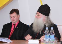 Archbishop Savatiy and Yuriy Medvedev