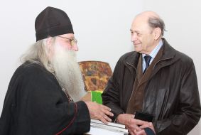 Archbishop Savatiy and Leonid Kasatkin