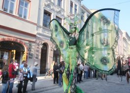 Participants of carnival procession