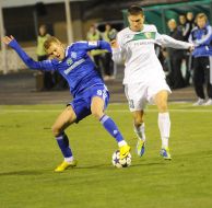 Soccer. Andrey Yarmolenko and Eugeniy Selin