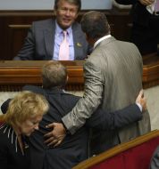 Valeriy Shushkevich and Yaroslav Sukhoy