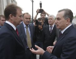 Aleksandr Popov, Boris Kolesnikov and Aleksey Krivopishin