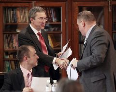 Sergey Dibrova, Anatoliy Zabolotnyy and Igor Pogribnyy