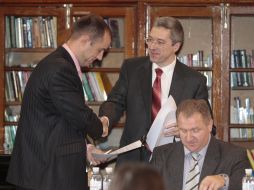 Sergey Dibrova, Anatoliy Zabolotnyy and Igor Pogribnyy