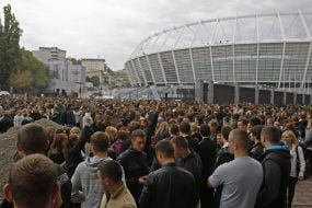 Training for the opening of the National Sport Complex Olimpiyskiy