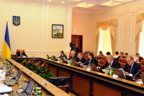 Participants of Ukrainian Cabinet’s session