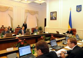 Participants of Ukrainian Cabinet’s session