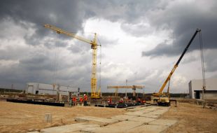 Construction of storage facility for radioactive waste
