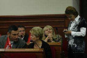 Vitaliy Klitschko and Nataliya Novak