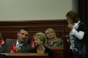 Vitaliy Klitschko and Nataliya Novak