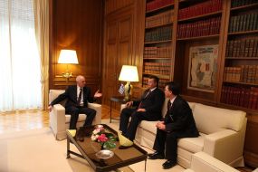 Viktor Yanukovich and George Papandreou