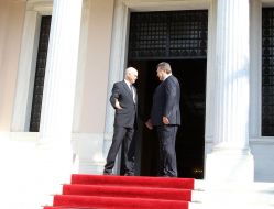 Viktor Yanukovich and George Papandreou
